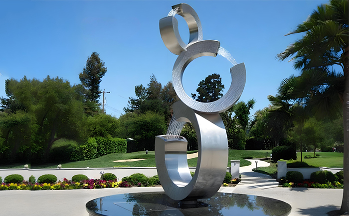 探索不銹鋼噴泉雕塑，開啟水與藝術(shù)的奇妙之旅