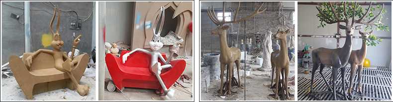 玻璃鋼雕塑制作流程，仿真景觀雕塑廠家