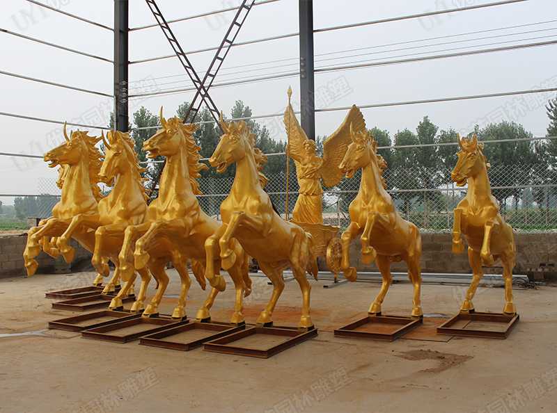 景觀銅馬雕塑，銅馬雕塑定制