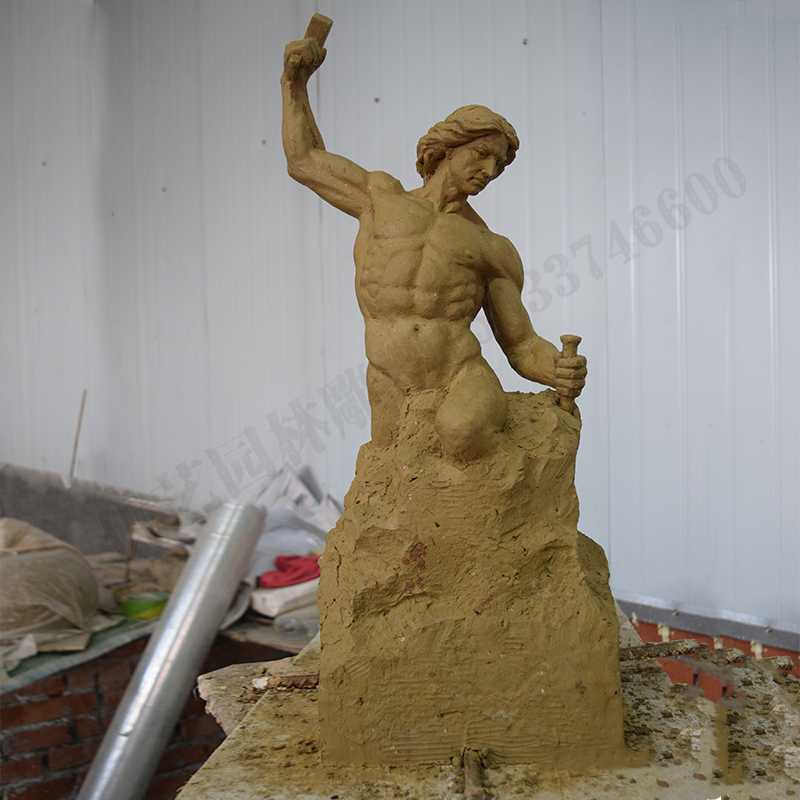 自我雕刻，雕刻自我，自我雕刻雕塑